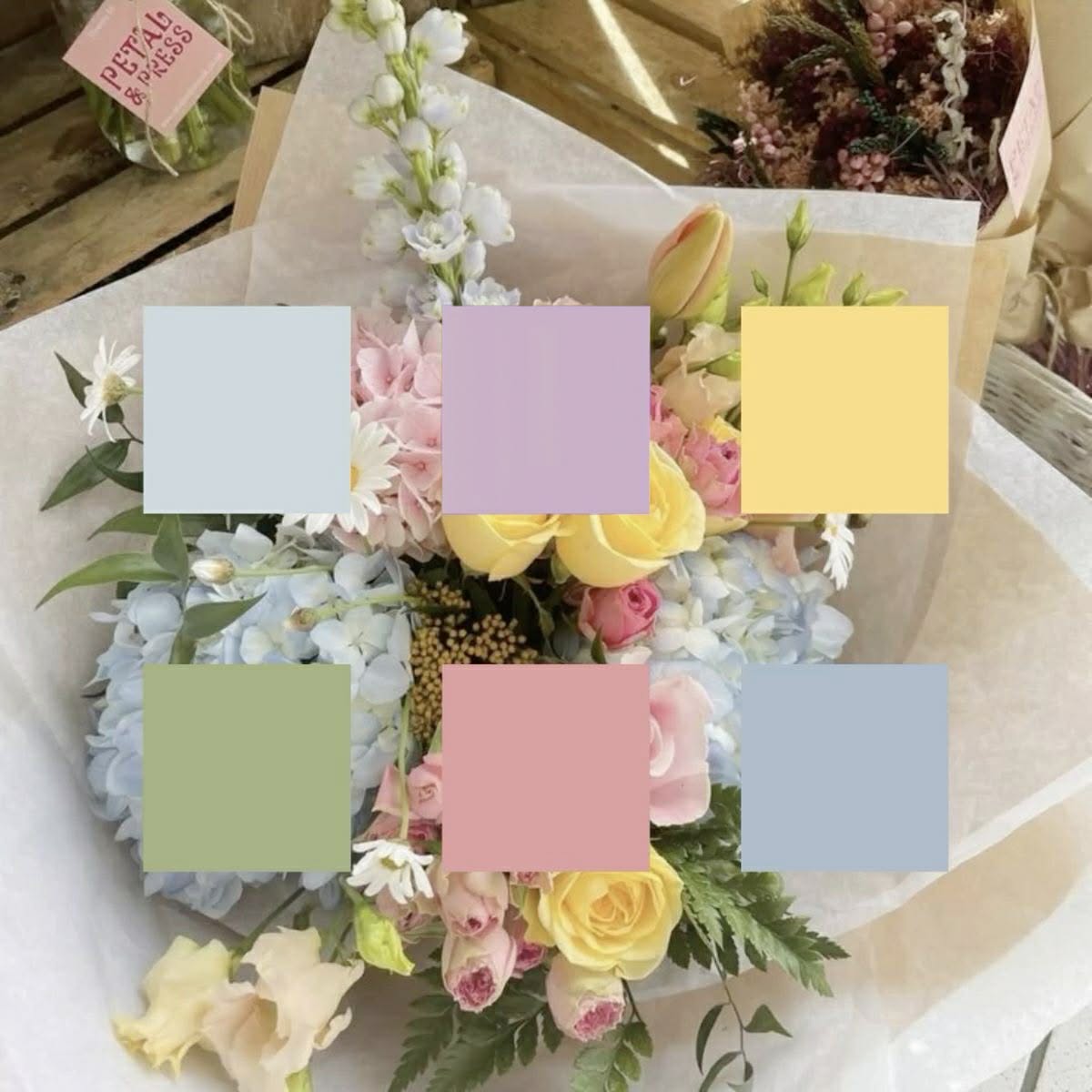 Color palette inspiration - pastel tones